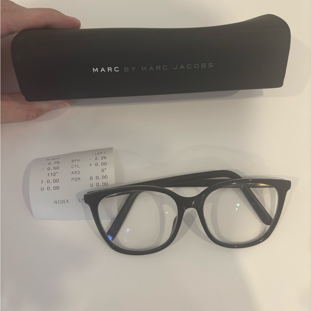 Marc by Marc Jacobs Black prescription Eyeglasses